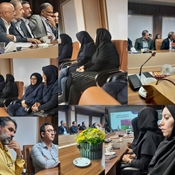 جلسه تودیع معارفه جناب دکتر رحمانی و خانم دکتر حسنی پور