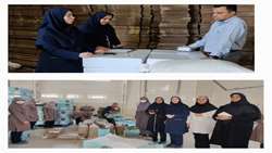 نمونه برداری پسته صادراتی به اروپا با همکاری کارشناسان جهاد کشاورزی