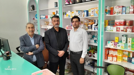 بازدید از داروخانه ها جناب آقای دکتر رحمانی,جناب آقای دکتر فلاح,